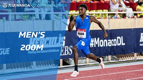 Noah Lyles dominates the men's 200m (Monaco 2020) - Wanda Diamond ...