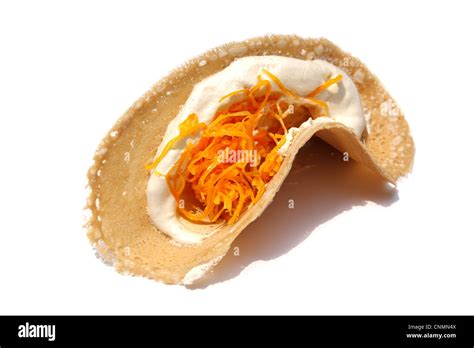 Thai dessert , Khanom Buang , (Thai Crispy Pancakes Stock Photo - Alamy