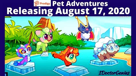 Prodigy: Pet Adventures: Releasing on August 17, 2020 w/ all 5 Starter ...