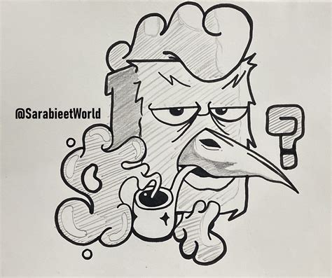 Funny Graffiti Character Tutorial | Graffiti characters, Easy graffiti ...