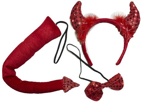 Halloween Costume Accessory 3 Piece Devil Kit - Walmart.com