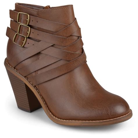 Brinley Co. - Women's Ankle Wide Width Multi Strap Boots - Walmart.com ...