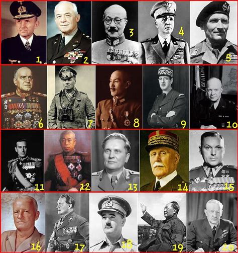 Major Ww2 Leaders