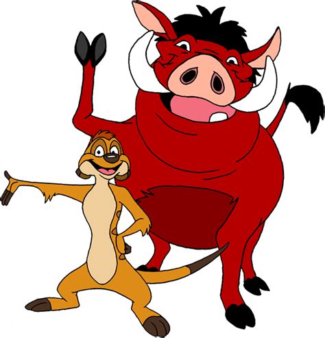 Timon And Pumbaa Dancing