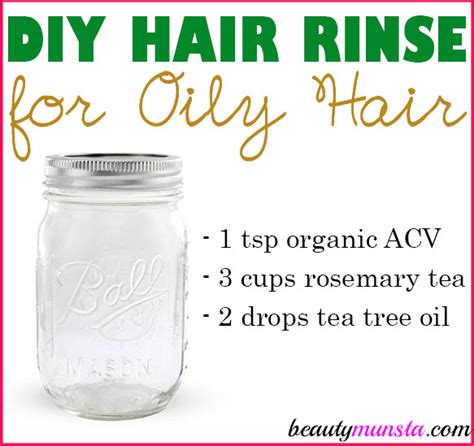 Homemade Hair Rinse for Oily Hair - beautymunsta - free natural beauty ...