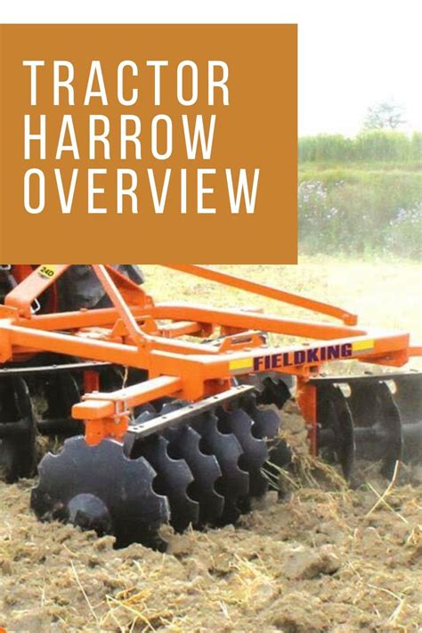 What is a Tractor Harrow? What are the types of Harrow? All the answers ...