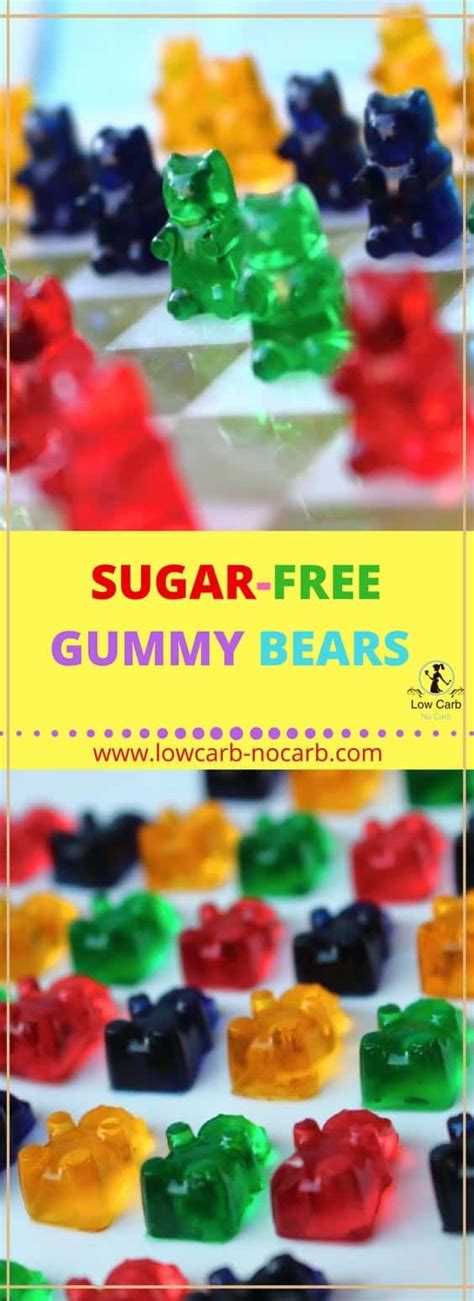 Sugar-Free Gummy Bears are healthy, easy and delicious