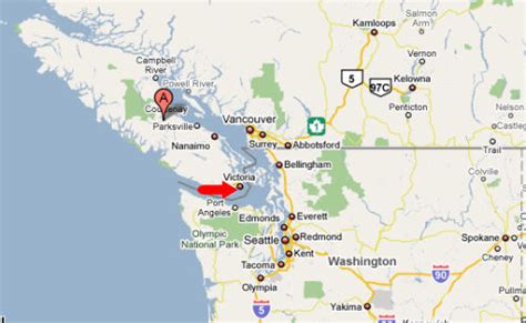 Map of Victoria BC | Vancouver Island Map | Victoria BC Information