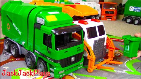 Green Garbage Truck Toy