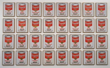 MoMA | Andy Warhol. Campbell's Soup Cans. 1962