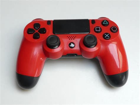 Sony PlayStation 4 RED DualShock PS4 Controller CUH-ZCT1E- FAULTY | eBay