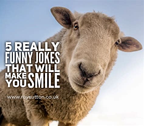 5 really funny jokes that will make you smile - Roy Sutton