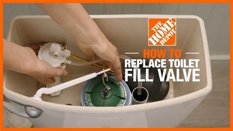 How to Replace a Toilet Fill Valve | Toilet Repair | The Home Depot ...