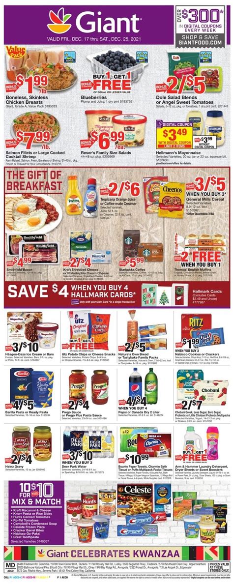 Giant Weekly Ad Dec 17 - 25, 2021 - WeeklyAds2