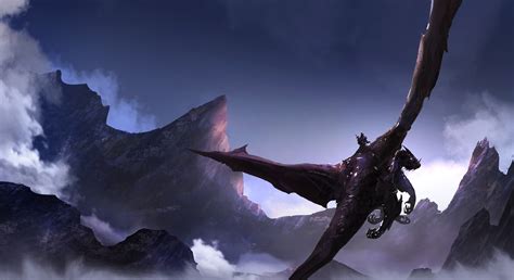 Flying dragon illustration, fantasy art, dragon HD wallpaper ...