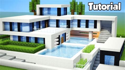 Modern House Minecraft : Minecraft : How To Build a Small Modern House ...