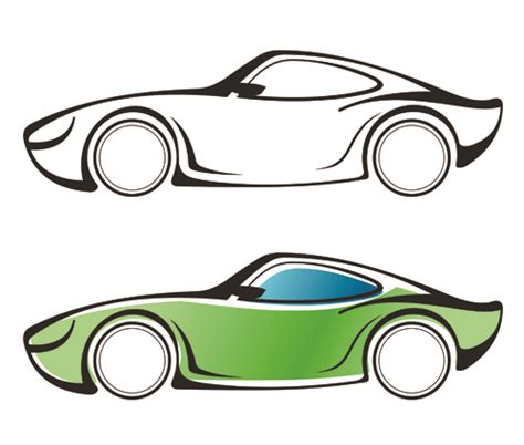 Set of car Design elements vector graphic 05 free download