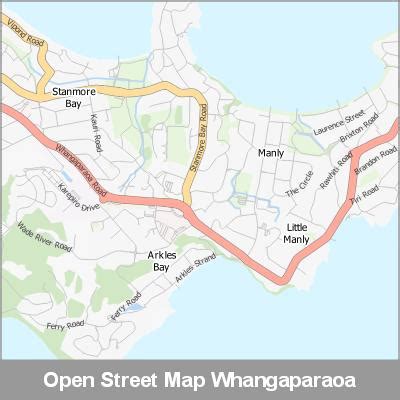 2020 Street Map Whangaparaoa - Digital Maps