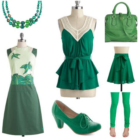 Look Chic in Shamrock; Shine in Emerald ~ Check Out Green Garb at ...