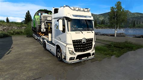 Fond d'écran : Euro Truck Simulator 2, un camion, Mercedes Benz Actros ...