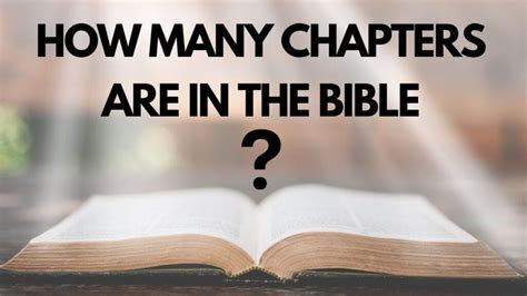 How Many Chapters Are in the Bible? A Comprehensive Guide | by Arbaz ...