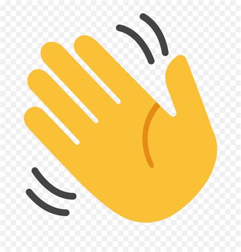 Hand Waving Face Waving Goodbye Emoji Transparent Background Hd | The ...