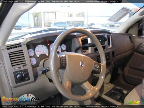 Khaki Interior - 2008 Dodge Ram 3500 Laramie Mega Cab 4x4 Dually Photo ...