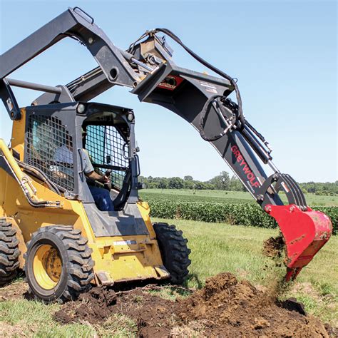 GreyWolf™ Skid Steer 12" Bucket Backhoe | GreyWolf™ Attachments