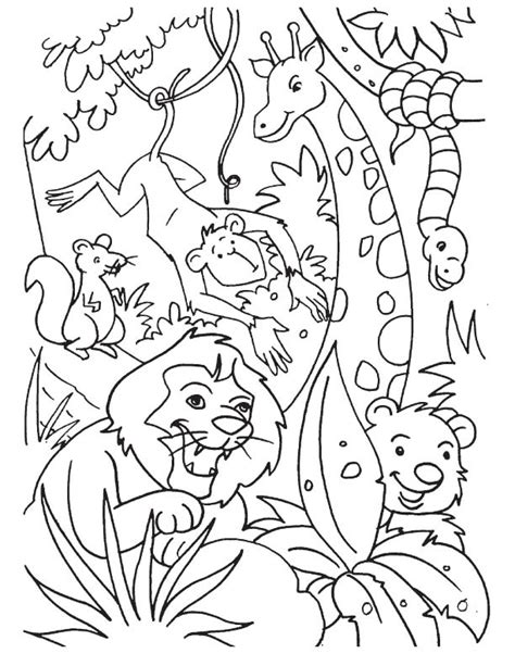 Jungle Coloring Pages - Best Coloring Pages For Kids