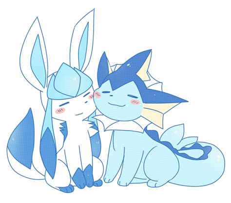 glaceon y vaporeon | Pokemon eevee, Pokemon eeveelutions, Pokemon drawings