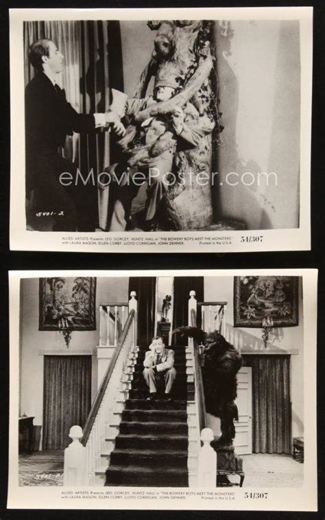 BOWERY BOYS MEET THE MONSTERS 2 8x10 stills '54 Huntz Hall with wacky ...