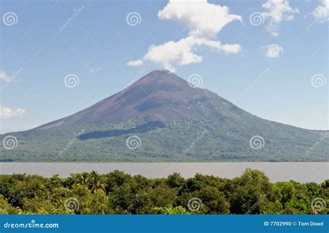 Lake Managua Volcano Scenic Stock Photo - Image of america, countryside ...