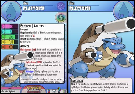 Mega Blastoise by PokemonCMG on DeviantArt