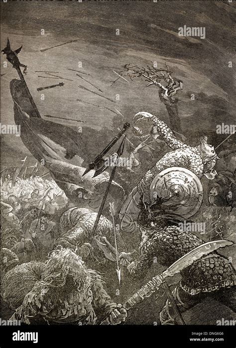 The death of Harold II or Harold Godwinson, c. 1022 - 1066, Battle of ...