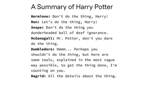 Summary of Harry Potter!! | Fandom