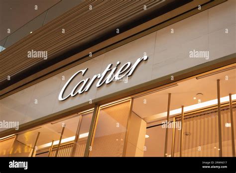 Bangkok, Thailand - September 2, 2023: exterior of Cartier store at ...