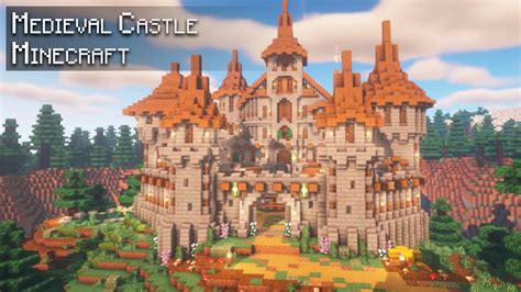 Minecraft: How to build a Medieval Castle in the Mountains | Tutorial ...