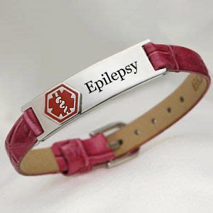 Epilepsy Medical ID Alert Bracelets | It's good to know | Pinterest