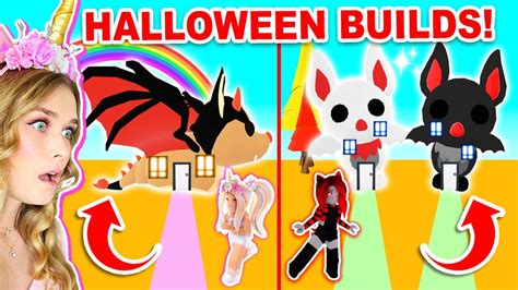 *NEW* HALLOWEEN HOUSES Build Challenge In Adopt Me! (Roblox) - YouTube