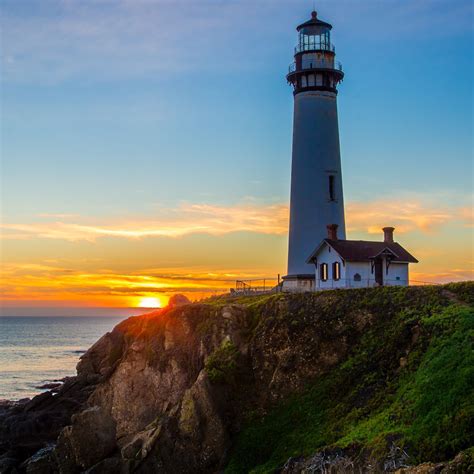 Pigeon Point Lighthouse | Lighthouse, Sunrise sunset, Sunrise