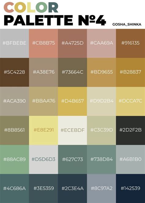 color palette no 4 for the web page