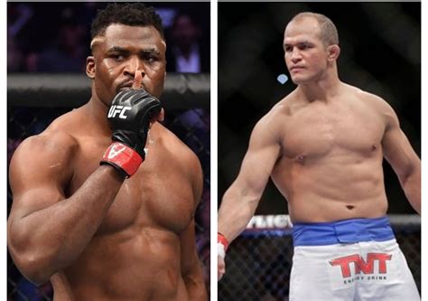 Francis Ngannou vs Junior dos Santos fight removed from UFC 239 card ...