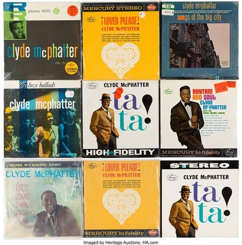 Clyde McPhatter - Group of Albums (circa 1960s). ... (Total: 0 | Lot ...