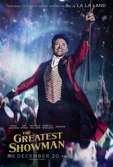 'The Greatest Showman': Hugh Jackman, Michelle Williams, Zac Efron ...