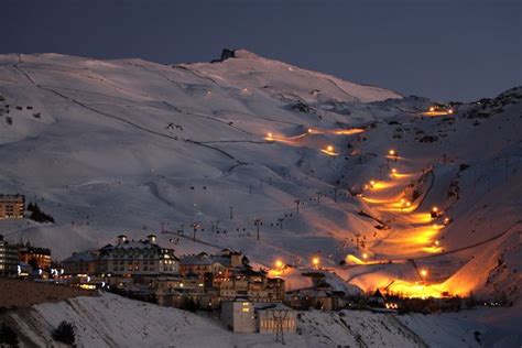 Night Skiing in Sierra Nevada: Fun in the Snow Under a Starlit Sky ...