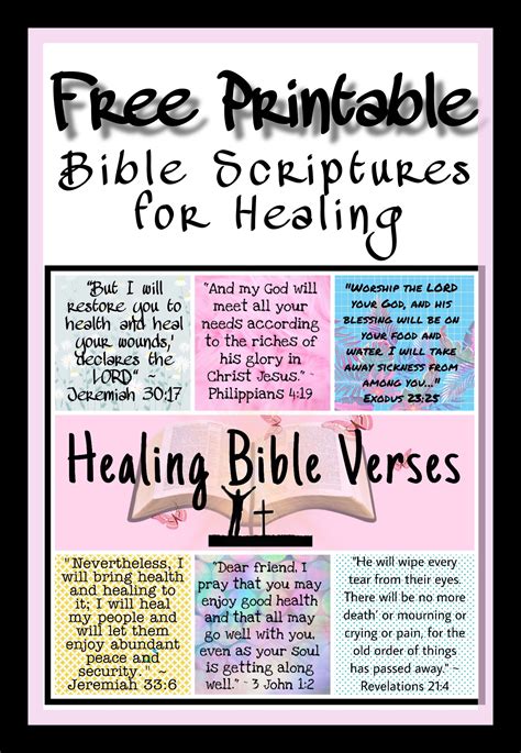 Printable Healing Scriptures - Printable Word Searches