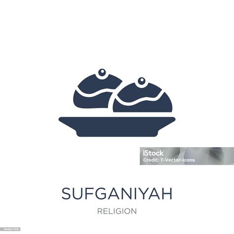 Sufganiyah Icon Trendy Flat Vector Sufganiyah Icon On White Background ...