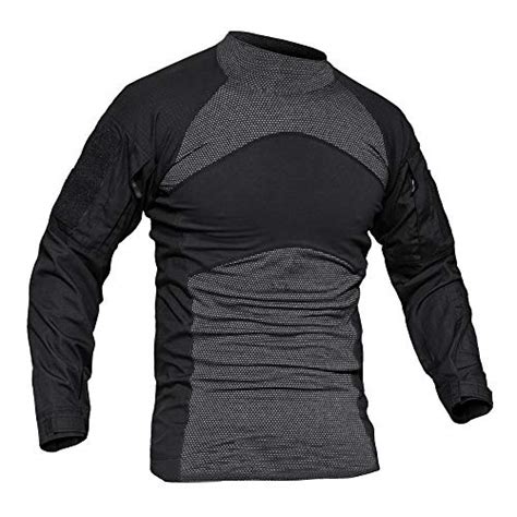 Buy MAGCOMSEN Men's Combat Slim Fit T Shirt Long Sleeve with Zipper ...