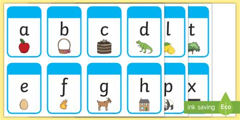 Lower Case Alphabet Flash Cards (teacher made)