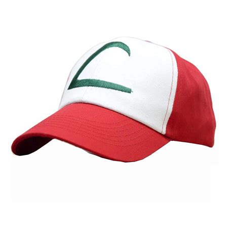 Buy Nintendo Pokemon Ash Ketchum Cap Embroidered Hat One Size-Style A ...